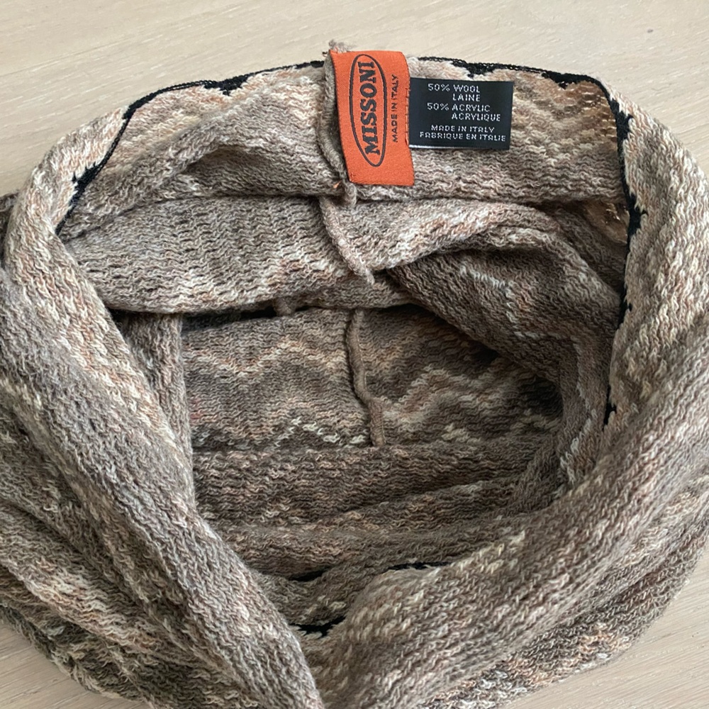 MISSONI tube scarf